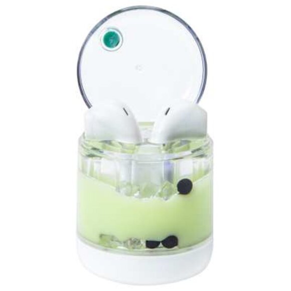 Green Boba True Wireless EarbudsBluetooth, 10hr Playtime, New in Box